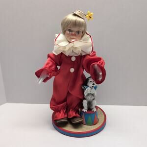1990 Tommy The Clown Reco Knowles J McClelland Children's Circus Porcelain Doll